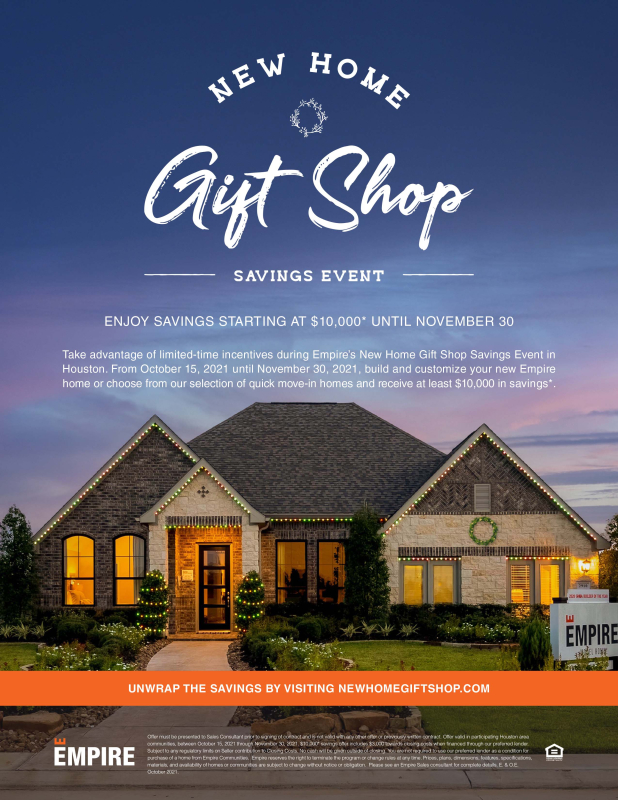 Empire's New Home Gift Shop Savings Event