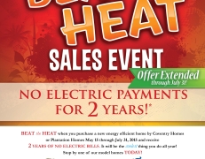 Beat the Heat Sales Event Plantation Homes