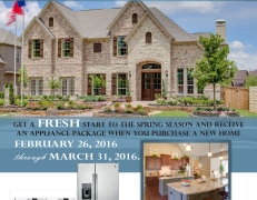 Plantation Homes' Fresh Start Sales Event Ends March 31, 2016